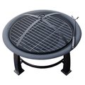 Az Patio Heaters 30 in. Wood Burning Firepit with Cooking Grate FT-235